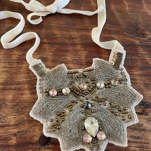 LAST CHANCE BEFORE DONATION! Noonday Collection Art Deco Bib Style Necklace